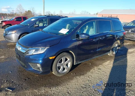 2019 Honda Odyssey Ex-L z USA, uszkodzony, nr VIN 5FNRL6H78KB032444